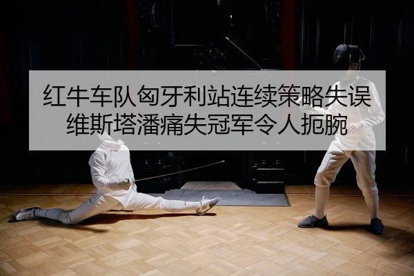 红牛车队匈牙利站连续策略失误 维斯塔潘痛失冠军令人扼腕 | Kaiyuan Games